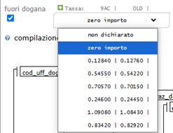 Tasse portuali / zero import